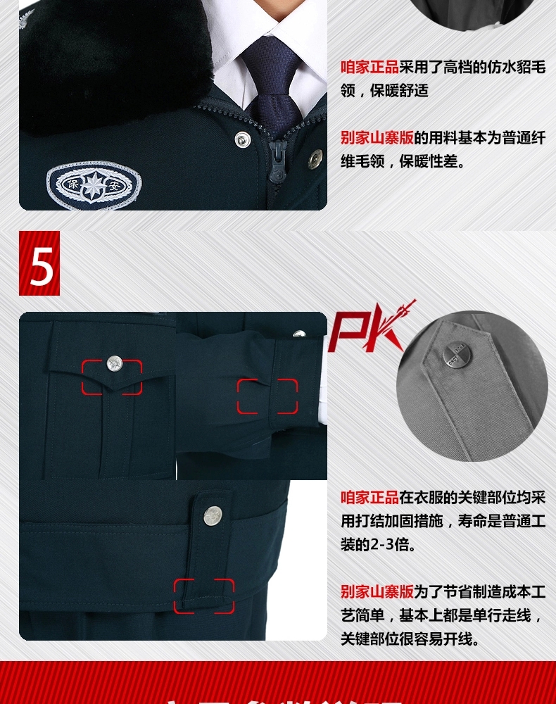 小區冬季保安服