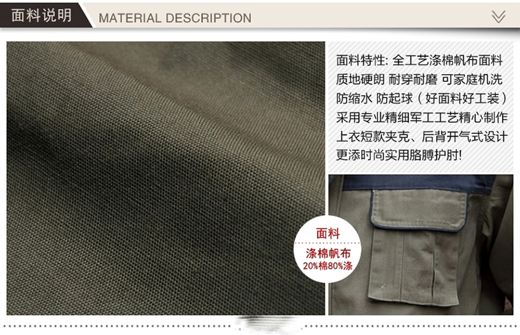 時尚經典工廠工作服